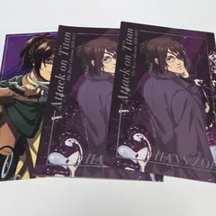 折れあり　進撃の巨人　ハンジ　カラオケの鉄人　ポストカード　カラ鉄