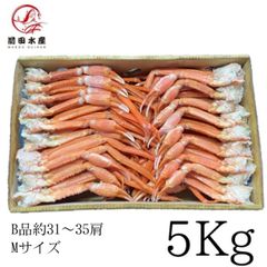 【北海道産】訳あり　紅ズワイガニ肩Mサイズ　B品　5Kg　蟹　ずわい