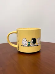 【新品未使用】スタバ　PEANUTS スタッキングマグ イエロー 414ml