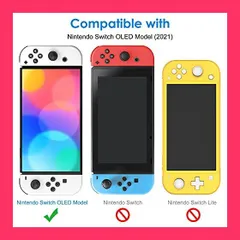 【スタッフおすすめ！】JEDirect 強化ガラス液晶保護フィルム Nintendo Switch 有機EL用(OLEDモデル) 7インチ 2021年発売 2枚セット