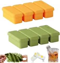 [新品※未使用] 製氷皿シリコン 製氷器 蓋付き 氷 作る 容器 小分け ソフト取り出しやすい アイストレー 飲み物 お菓子お茶 お酒 を作る製氷器 冷凍保存 耐久 アイスキューブトレーのサムネイル