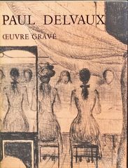 ポール・デルヴォー版画カタログレゾネ(Paul Delvaux Oeuvre Grave)（オリジナルリトグラフ2点入り）#FB230310