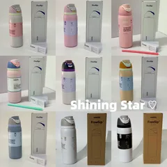 新品 OWALA 水筒 freesip spout  24oz ストロー内蔵 漏れ防止 真空断熱 24oz/32oz【9色選択可能】