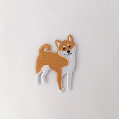 柴犬　ワッペン