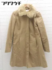 ■ MURUA ムルーア フェイクファー 長袖 コート サイズ2 キャメル レディース 【中古】 【1002802061240】