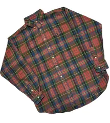 【Polo by Ralph Lauren】Heavy Nel Check Shirt L 