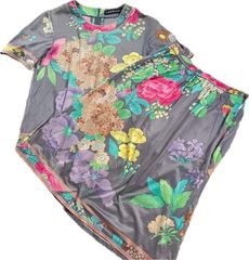 最高級ライン茶タグ 美品】MISSONI ミッソーニ ニットワンピース