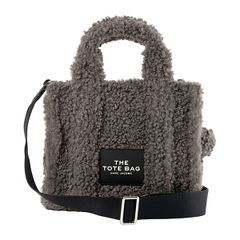MARC JACOBS THE TOTE BAGザ テディトート ボア グレー MARC JACOBS THE TOTE BAGザ テディトート ボア グレー - メルカリ