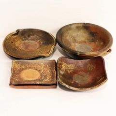 備前焼 柴田好浩 正方形 大皿 2枚セット - メルカリ
