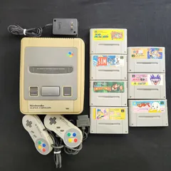 動作確認済み　Nintendo スーパーファミコン 本体とソフト7本付き　Nintendo　スーパーファミコン　スーパーファミコンソフト