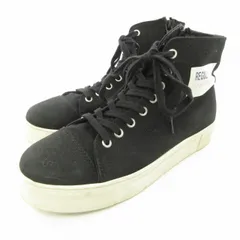 ヨウジヤマモト YOHJI YAMAMOTO REGULATION ハイカットスニーカー 8ホール シューズ 黒 ブラック 24㎝ 1012のサムネイル