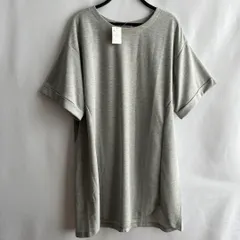 訳あり　新品　未使用　タグ付き　半袖　ワンピース　チュニック　グレー　灰色