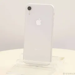 〔中古品〕 iPhoneXR 64GB ホワイト MT032J／A SIMフリー【262】