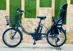 K2155 電動自転車ブリヂストン子供乗せ 20インチ 8.9Ah ブラック K2155 電動自転車ブリヂストン子供乗せ 20インチ 8.9Ah ブラック