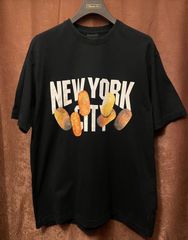 激レア 名作 MADE IN JAPAN製 SWAGGER 「NEW YORK CITY」小判デザイン 半袖プリントTシャツ ブラック XLサイズ