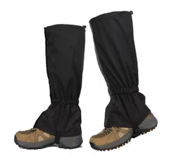【迅速発送】JUTOSU アウトドア レッグカバー 登山ゲイター ロングゲイター 登山用ゲイター ロングスパッツ 足カバーロング 登山スパッツ 登山 トレッキング 撥水 汚れ防止 防水 雪よけ 砂よけ 泥除け 泥はね防止 草刈り 通気 軽量 調整可能 簡単 着