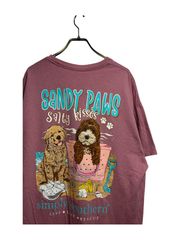 US古着 シンプリー サウザン ヴィンテージ Tシャツ 犬 ピンク XL　フルダン フルジョ ゆるダボ