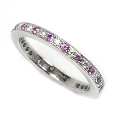 専用JH120★高級 ピンクS0.66ct K18WGエタニティリング鑑付 JH120☆高級 ピンクS0.66ct K18WG フルエタニティ リング 鑑付