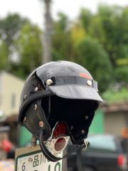 CHOPPERS オリジナル ギャングスターヘルメット ブラック ギャングスター 減るマット