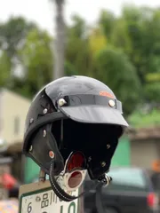 M 新品未使用　ポリヘル　黒シルバーフレアクロス　ポリス　ヘルメット M 新品未使用 ポリヘル 黒シルバーフレアクロス ポリス