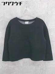 ◇ PLST プラステ 長袖 トレーナー サイズ2 ブラック レディース 【中古】 【1002798535558】