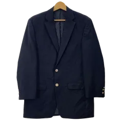 GIVENCHY カシミヤ100％ 刻印ロゴ 金ボタン ダブルテーラードJKT GIVENCHY カシミヤ100％ 刻印ロゴ 金ボタン ダブルテーラードJKT