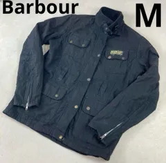 希少　Barbour インターナショナル　キルティングジャケット　黒　M ブルゾン　アウター　ミリタリージャケット　フライト