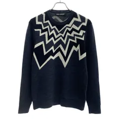 NEIL BARRETT ニールバレット 17AW サンダーボルトニットセーター  チャコールグレー S