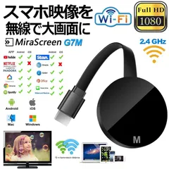 HDMI ミラキャスト ドングルレシーバー Wifiディスプレイ ドングルアダプタ Miracast ミラーリングストストリーミングデバイス Chrome APPプロトコルと互換性があり ミラーリング 1080P 大画面 iOS Android Wiのサムネイル