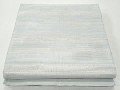 専用帯8456 ●高級 正絹 小千谷ちぢみ 夏帯 無地 名古屋仕立て 名古屋帯 専用帯8456 ○高級 正絹 小千谷ちぢみ 夏帯 無地 名古屋仕立て 名古屋