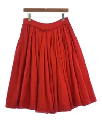 COMME des GARCONトリココムデギャルソン膝丈スカートM 赤　レッド COMME des GARCONS GIRL（コムデギャルソンガール）ひざ丈