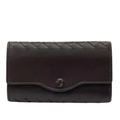 BOTTEGA VENETA ボッテガヴェネタ 6連 キーケース キーフック イントレチャート レザー ブラウン