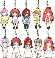【中古】雑貨 全10種セット 「五等分の花嫁展 MAKEOVER ラバーストラップコレクション」