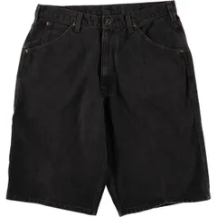 古着 ラルフローレン Ralph Lauren POLO JEANS COMPANY ブラックデニムショーツ ハーフパンツ メンズw35相当/eaa578219