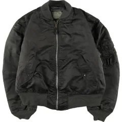 古着 90年代 民間品 アルファ ALPHA MA-1タイプ 中綿入り ミリタリー フライトジャケット USA製 メンズL相当 ヴィンテージ/eaa564930