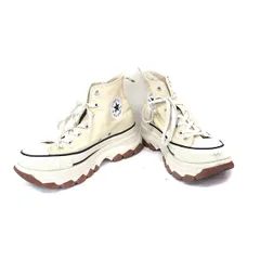 コンバース CONVERSE ハイカット スニーカー オールスター トレックウェーブ 防滑 24.5 バターホワイト /KT1