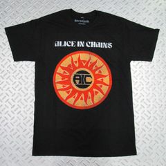 オフィシャル バンドTシャツ アリスインチェインズ ALICE IN CHAINS Circle Sun Vintage ブラック 黒