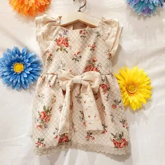 ハンドメイド　犬服　ワンピース　M　（小型犬）