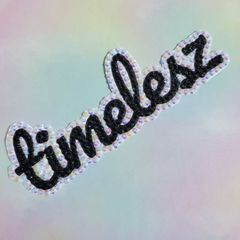 デコ文字 timelesz 筆記体 黒