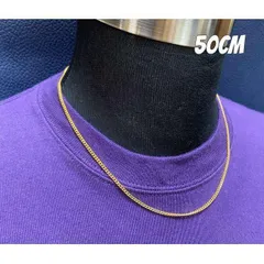 細め 《50cm》ゴールド 喜平チェーンネックレス メンズ レディース