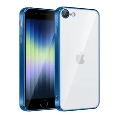 新着商品 TCJ iphone se se2 se3 7 8 ケース クリア メッキ加工 耐衝撃 滑り止め 落下防止 スマホケース アイホン 第3世代 第2世代 ケース 透明 おしゃれ 韓国 人気 ランキング 衝撃吸収 米軍MIL規格 SGS認証 指紋防止 カ