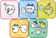 【中古】タオル・手ぬぐい ちいかわ＆ハチワレ＆うさぎ 5枚組ミニタオル 「ちいかわ」