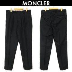 モンクレール MONCLER  スラックスウールパンツ PANTALONE SPORTIVO チャコールグレー メンズ 中古 サイズ46 コンディションB