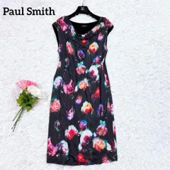 美品　PS paul smith ニットワンピース　花柄　刺繍　XL 美品 PS paul smith ニットワンピース 花柄 刺繍 XL Paul Smith