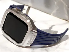 アップルウォッチ改良版新作カバーケースApple Watchラバーベルトカスタム119