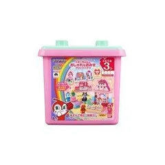【新品・4営業日で発送】バンダイ アンパンマン ブロックラボ ドキンちゃんのおしゃれなおみせブロックバケツ