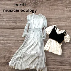 earth music& ecology アース レディースファッション ロングワンピース トップス まとめ サイズＦ