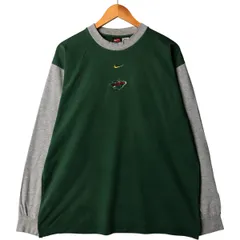 古着 ナイキ NIKE NHL MINNESOTA WILD ミネソタワイルド ロングTシャツ ロンT メンズL相当/eaa529869