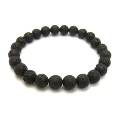 ラバ (溶岩) 8mm ブレスレット 天然石 パワーストーン