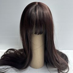 フルウィッグ ブラウン 茶 かつら ロングストレート ウィッグ 自然